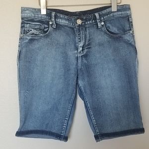 Stretch Denim Shorts